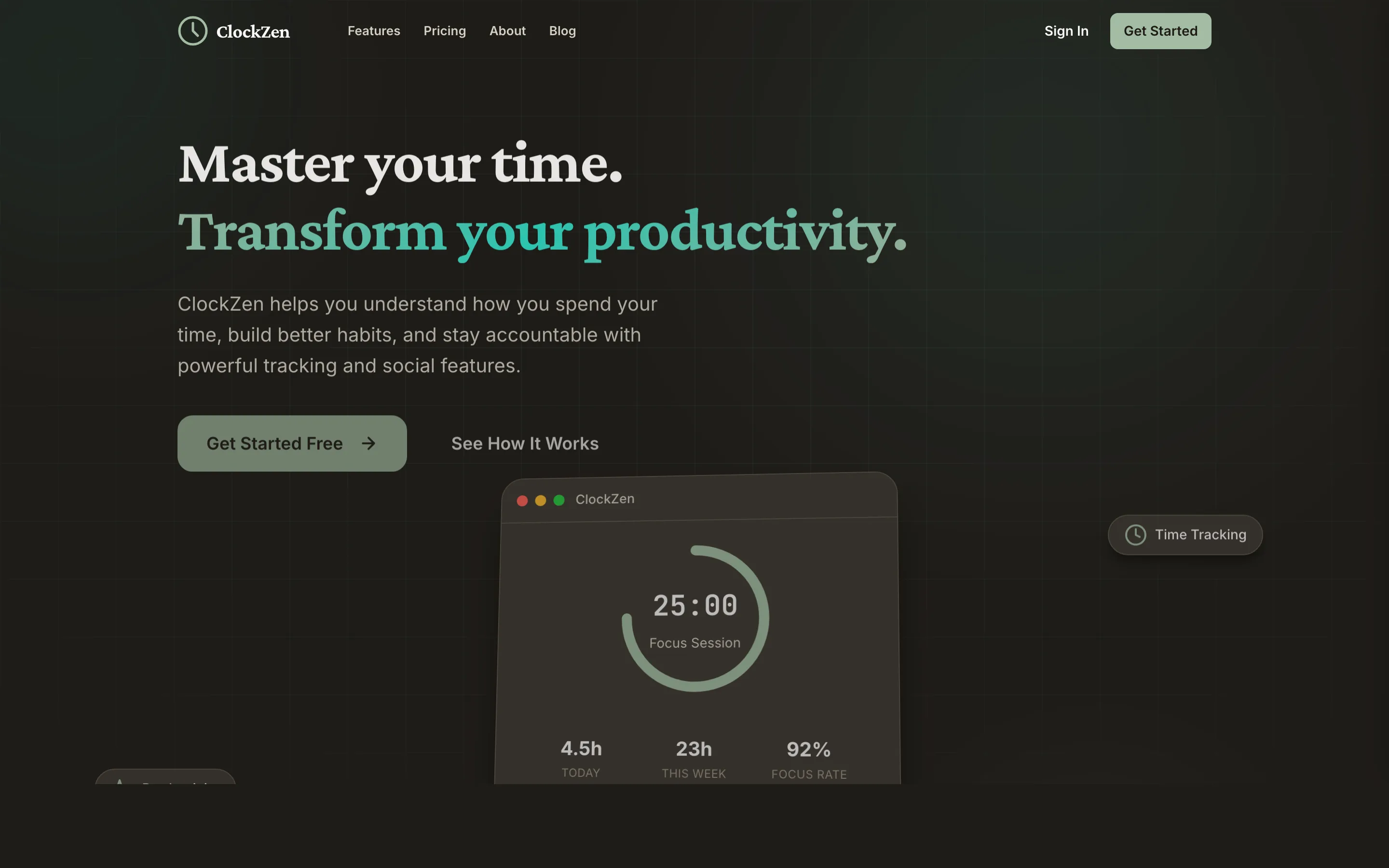 ClockZen product screenshot